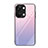 Funda Bumper Silicona Gel Espejo Patron de Moda Carcasa JM2 para OnePlus Ace 2V 5G Purpura Claro