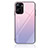 Funda Bumper Silicona Gel Espejo Patron de Moda Carcasa JM2 para Realme V30t 5G Purpura Claro