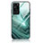 Funda Bumper Silicona Gel Espejo Patron de Moda Carcasa JM3 para Huawei P60 Pro Verde