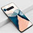Funda Bumper Silicona Gel Espejo Patron de Moda Carcasa K04 para Samsung Galaxy S10 Plus Naranja
