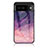 Funda Bumper Silicona Gel Espejo Patron de Moda Carcasa LS1 para Google Pixel 7 5G Morado