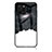 Funda Bumper Silicona Gel Espejo Patron de Moda Carcasa LS1 para Huawei Enjoy 50z Negro