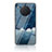 Funda Bumper Silicona Gel Espejo Patron de Moda Carcasa LS1 para Huawei Honor 50 Lite Azul