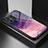 Funda Bumper Silicona Gel Espejo Patron de Moda Carcasa LS1 para Huawei Honor X8 4G Morado