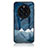 Funda Bumper Silicona Gel Espejo Patron de Moda Carcasa LS1 para Huawei Mate 50 Azul