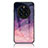 Funda Bumper Silicona Gel Espejo Patron de Moda Carcasa LS1 para Huawei Mate 50 Morado