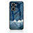 Funda Bumper Silicona Gel Espejo Patron de Moda Carcasa LS1 para Huawei Nova 10 SE Azul