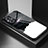 Funda Bumper Silicona Gel Espejo Patron de Moda Carcasa LS1 para Oppo F21 Pro 5G Negro