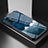 Funda Bumper Silicona Gel Espejo Patron de Moda Carcasa LS1 para Samsung Galaxy A13 5G Azul