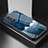 Funda Bumper Silicona Gel Espejo Patron de Moda Carcasa LS1 para Samsung Galaxy A23 4G Azul
