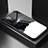 Funda Bumper Silicona Gel Espejo Patron de Moda Carcasa LS1 para Samsung Galaxy A72 5G Negro