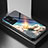 Funda Bumper Silicona Gel Espejo Patron de Moda Carcasa LS1 para Vivo X70 Pro 5G Multicolor