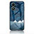 Funda Bumper Silicona Gel Espejo Patron de Moda Carcasa LS1 para Vivo Y02S Azul