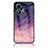 Funda Bumper Silicona Gel Espejo Patron de Moda Carcasa LS1 para Vivo Y02S Morado