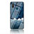 Funda Bumper Silicona Gel Espejo Patron de Moda Carcasa LS1 para Vivo Y11 Azul