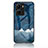 Funda Bumper Silicona Gel Espejo Patron de Moda Carcasa LS1 para Vivo Y16 Azul