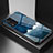 Funda Bumper Silicona Gel Espejo Patron de Moda Carcasa LS1 para Xiaomi Poco X4 NFC Azul