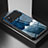 Funda Bumper Silicona Gel Espejo Patron de Moda Carcasa LS1 para Xiaomi Redmi Note 11E Pro 5G Azul