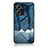 Funda Bumper Silicona Gel Espejo Patron de Moda Carcasa LS1 para Xiaomi Redmi Note 12 4G Azul