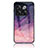 Funda Bumper Silicona Gel Espejo Patron de Moda Carcasa LS2 para OnePlus 10T 5G Morado