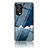 Funda Bumper Silicona Gel Espejo Patron de Moda Carcasa LS2 para OnePlus Nord 2 5G Azul