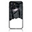 Funda Bumper Silicona Gel Espejo Patron de Moda Carcasa LS2 para Realme 10 5G Negro