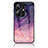 Funda Bumper Silicona Gel Espejo Patron de Moda Carcasa LS2 para Realme 10 Pro+ Plus 5G Morado