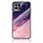 Funda Bumper Silicona Gel Espejo Patron de Moda Carcasa LS2 para Realme 8i Morado