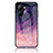 Funda Bumper Silicona Gel Espejo Patron de Moda Carcasa LS2 para Realme C33 (2023) Morado