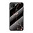 Funda Bumper Silicona Gel Espejo Patron de Moda Carcasa LS2 para Xiaomi POCO C3 Oro y Negro