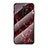 Funda Bumper Silicona Gel Espejo Patron de Moda Carcasa LS2 para Xiaomi Redmi 9 Rojo