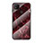 Funda Bumper Silicona Gel Espejo Patron de Moda Carcasa LS2 para Xiaomi Redmi 9C NFC Rojo