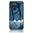 Funda Bumper Silicona Gel Espejo Patron de Moda Carcasa LS4 para OnePlus Nord N20 SE Azul