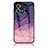 Funda Bumper Silicona Gel Espejo Patron de Moda Carcasa LS4 para Oppo F21 Pro 4G Morado