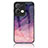 Funda Bumper Silicona Gel Espejo Patron de Moda Carcasa LS4 para Oppo Reno8 Pro+ Plus 5G Morado