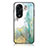 Funda Bumper Silicona Gel Espejo Patron de Moda Carcasa para Huawei Honor X5 Plus Verde