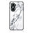 Funda Bumper Silicona Gel Espejo Patron de Moda Carcasa para Huawei Nova 10 SE Blanco