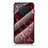 Funda Bumper Silicona Gel Espejo Patron de Moda Carcasa para Huawei Nova 8i Rojo