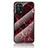 Funda Bumper Silicona Gel Espejo Patron de Moda Carcasa para OnePlus Nord N200 5G Rojo