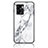 Funda Bumper Silicona Gel Espejo Patron de Moda Carcasa para OnePlus Nord N300 5G Blanco