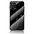 Funda Bumper Silicona Gel Espejo Patron de Moda Carcasa para Oppo A54 5G Negro