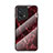 Funda Bumper Silicona Gel Espejo Patron de Moda Carcasa para Oppo Find X5 5G Rojo