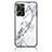 Funda Bumper Silicona Gel Espejo Patron de Moda Carcasa para Realme 10 4G Blanco