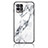 Funda Bumper Silicona Gel Espejo Patron de Moda Carcasa para Realme 8i Blanco