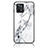 Funda Bumper Silicona Gel Espejo Patron de Moda Carcasa para Realme C31 Blanco