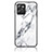 Funda Bumper Silicona Gel Espejo Patron de Moda Carcasa para Realme C35 Blanco