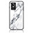 Funda Bumper Silicona Gel Espejo Patron de Moda Carcasa para Realme GT Neo3 5G Blanco