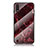 Funda Bumper Silicona Gel Espejo Patron de Moda Carcasa para Samsung Galaxy A01 SM-A015 Rojo