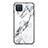 Funda Bumper Silicona Gel Espejo Patron de Moda Carcasa para Samsung Galaxy A12 5G Blanco
