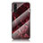 Funda Bumper Silicona Gel Espejo Patron de Moda Carcasa para Samsung Galaxy A13 5G Rojo